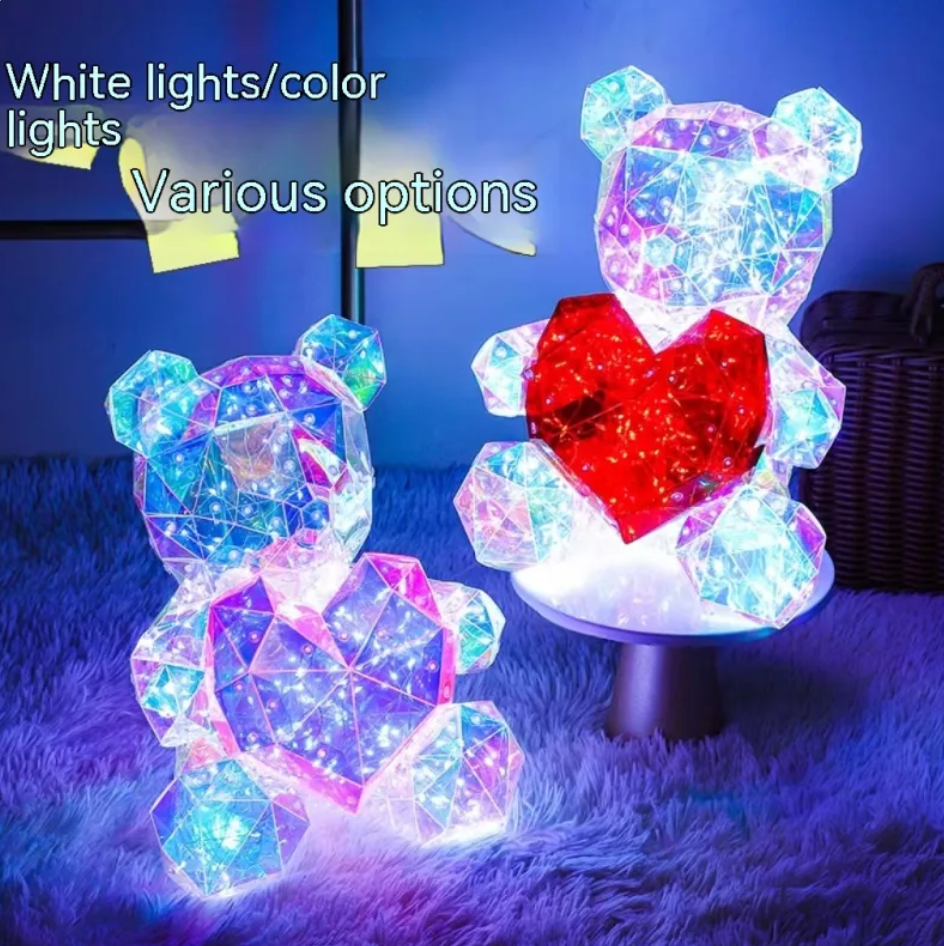 Colorful Luminous Bear Decoration