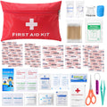 First Aid Kit 116 Piece Small First Aid Kit for Car Home Offices Emergency Supplies/Survival Kit for Vehicle Travel Camping Hiking Outdoor Essentials