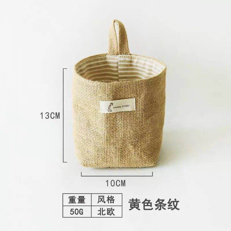 Wall-Mounted Storage Rack with Hooks for Home Use