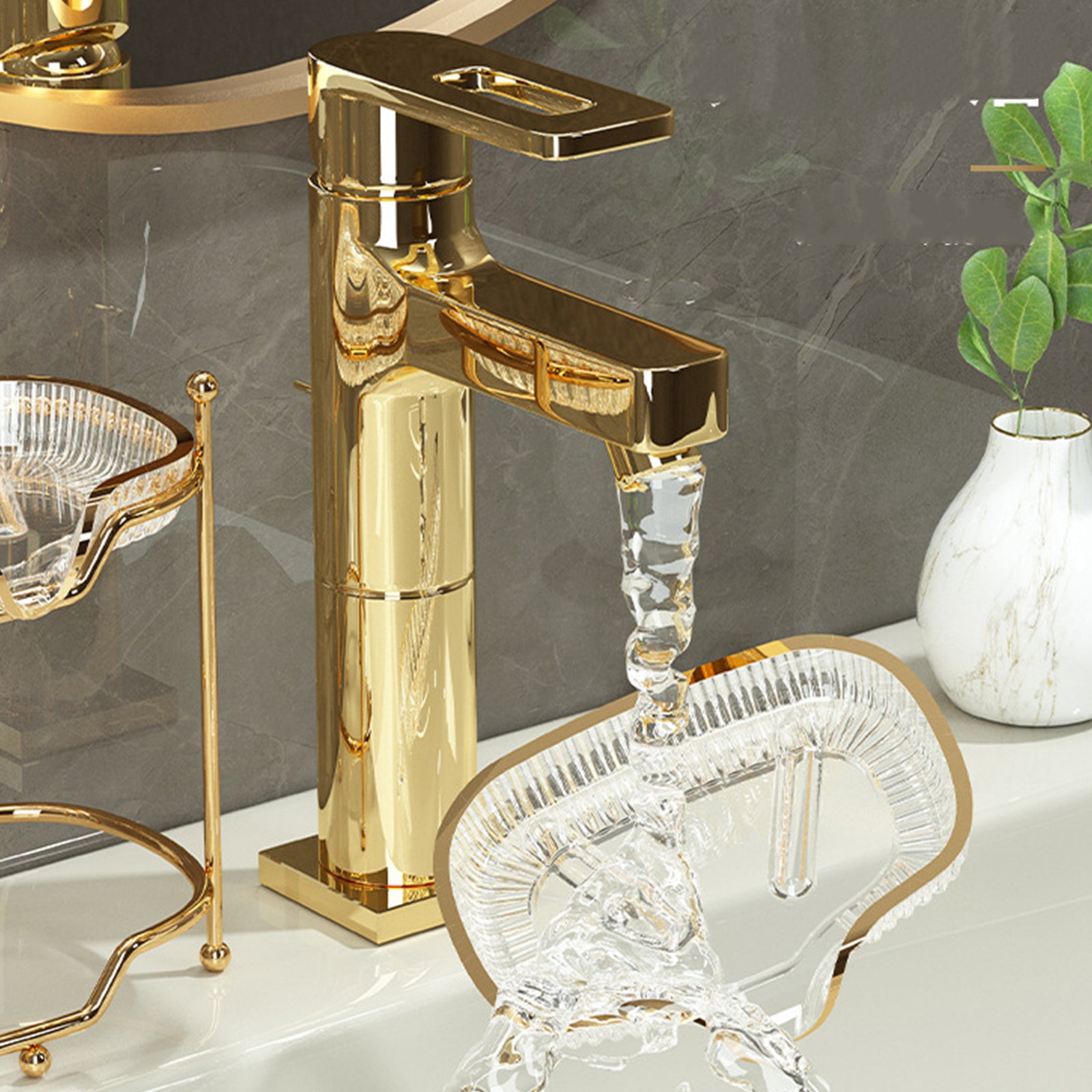 Luxury Soap Dish and Holder for Bathroom and Kitchen