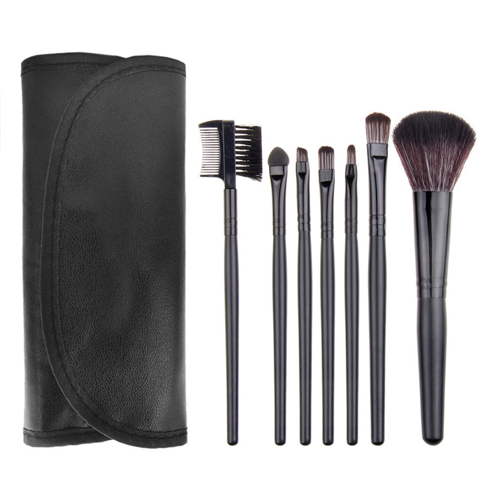 H1031_BK 7-Piece Makeup Brush Set