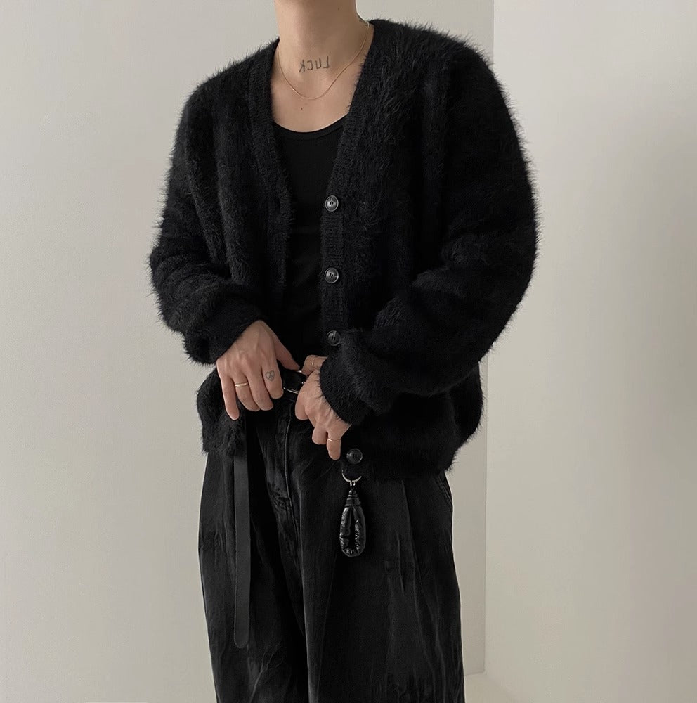Men's Knitted Cardigan Sweater Coat for Autumn & Winter