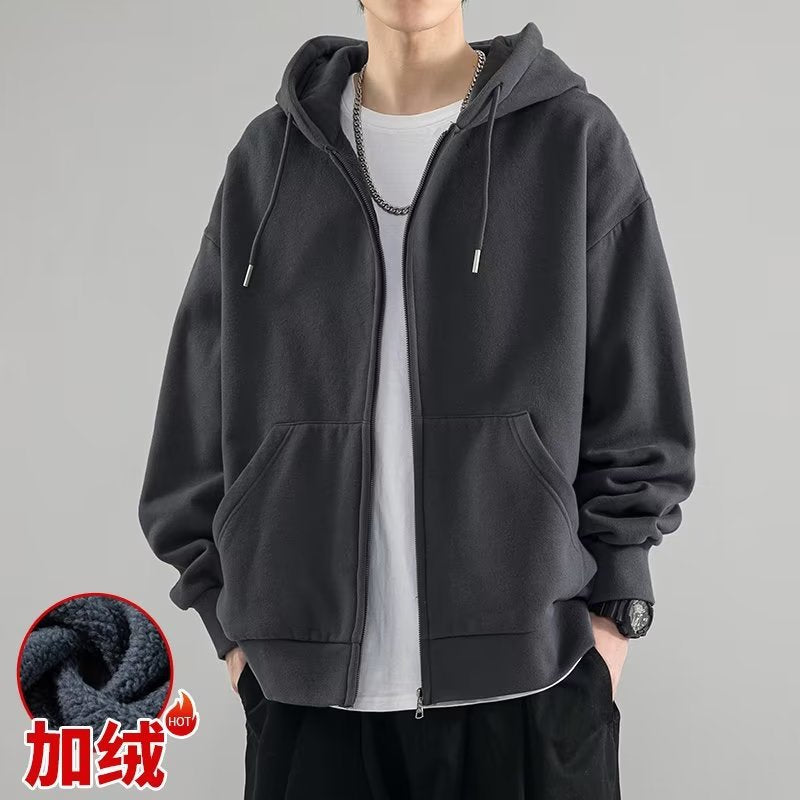 Men's Hooded Jacket Autumn 2023 Casual Cardigan