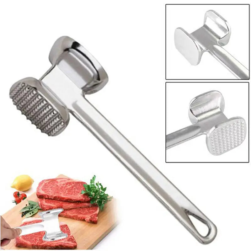 Aluminum Meat Mallet Tenderizer for Steak and Chicken