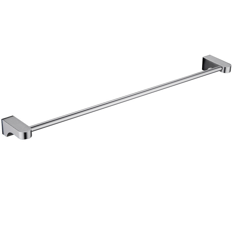 Aluminum Bathroom Accessory Set with Towel Rack and Hooks