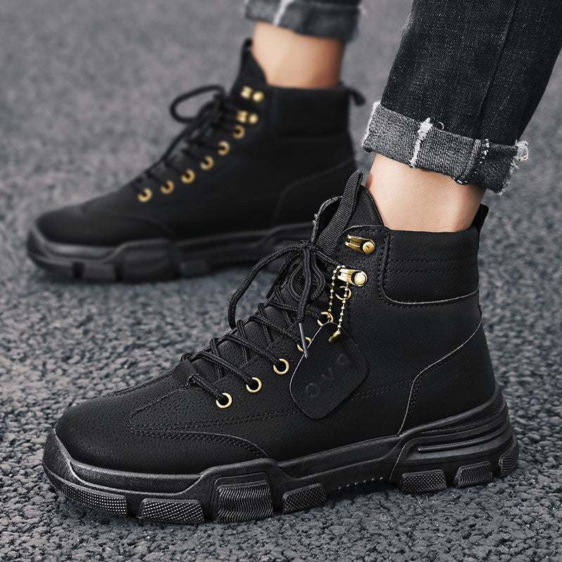 Men's Wear-Resistant Martin Tooling Boots
