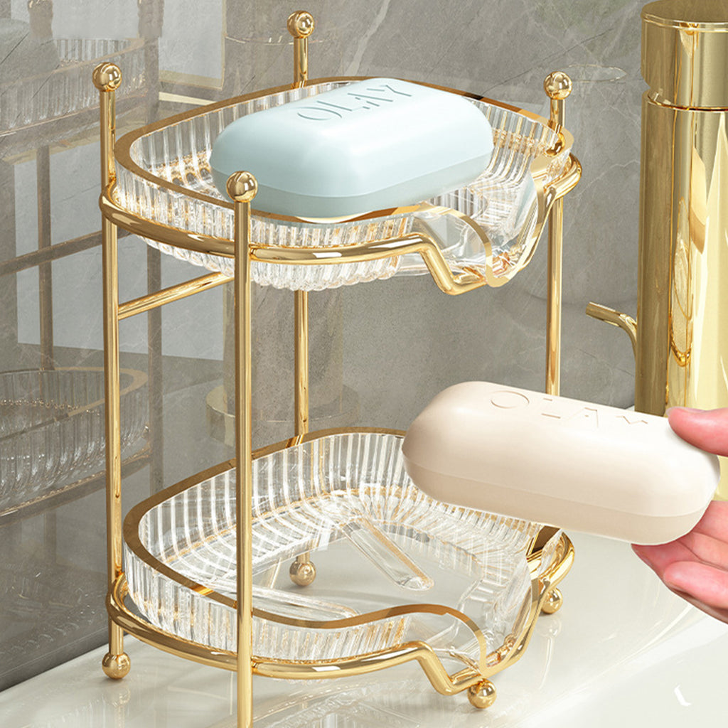 Luxury Soap Dish and Holder for Bathroom and Kitchen