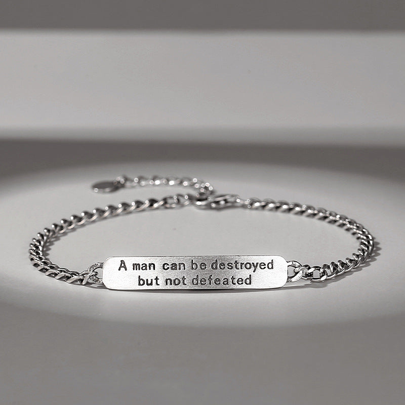Bracelet thaïlandais en argent vintage pour homme