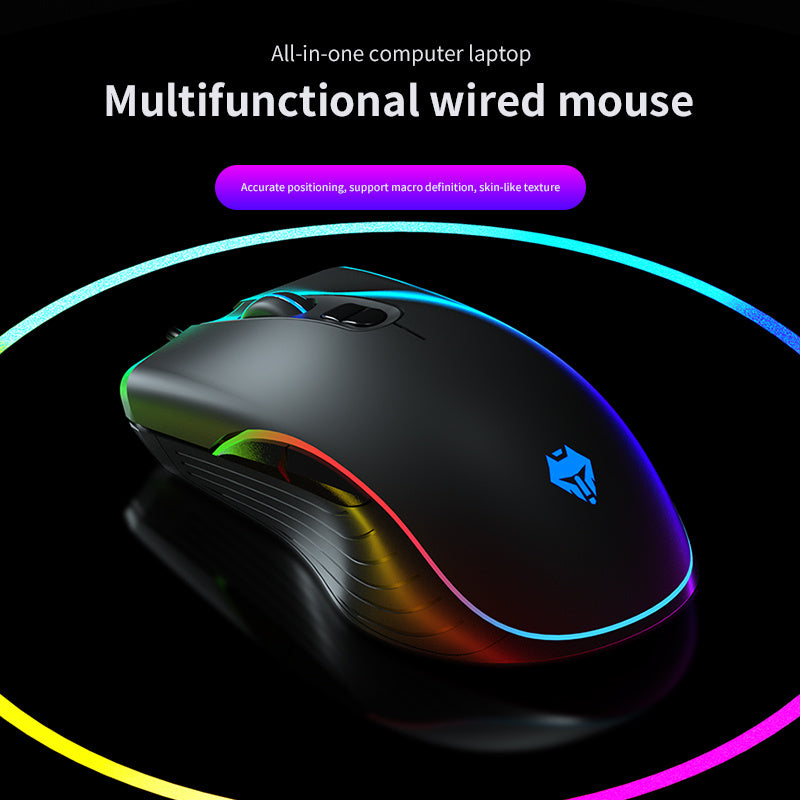 RGB Gaming Keyboard and Mouse Set for Office Use