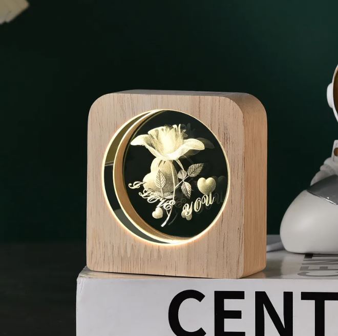 Creative Glow Crystal Small Night Lamp