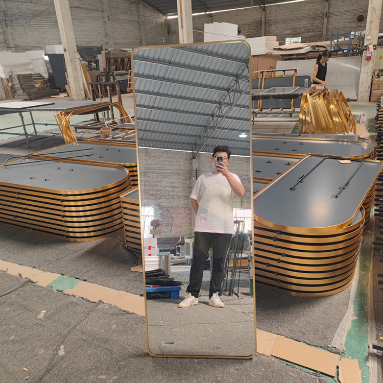 Wholesale Aluminum Alloy Framed Floor Mirror for Home