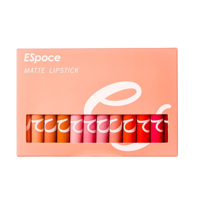 12 Shades Velvet Matte Lipstick Collection