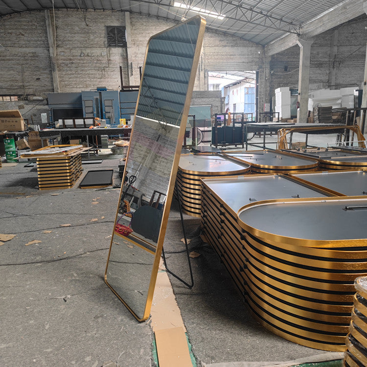 Wholesale Aluminum Alloy Framed Floor Mirror for Home