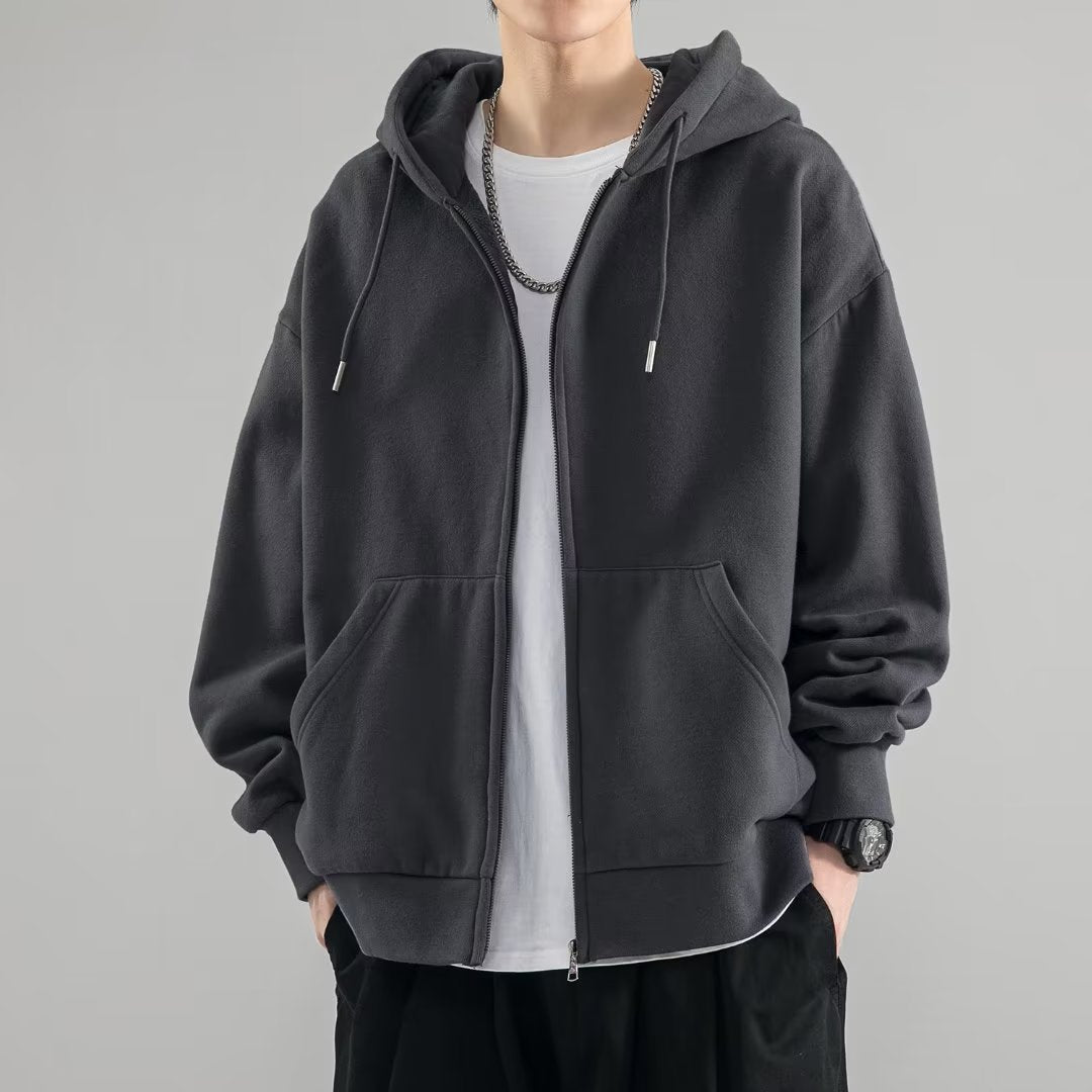 Men's Hooded Jacket Autumn 2023 Casual Cardigan