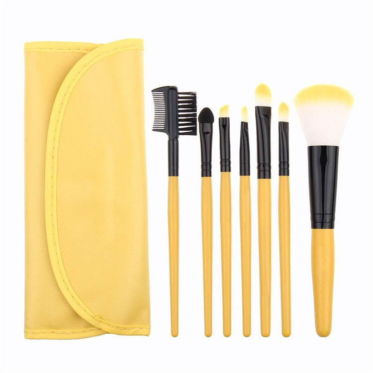 H1031_BK 7-Piece Makeup Brush Set