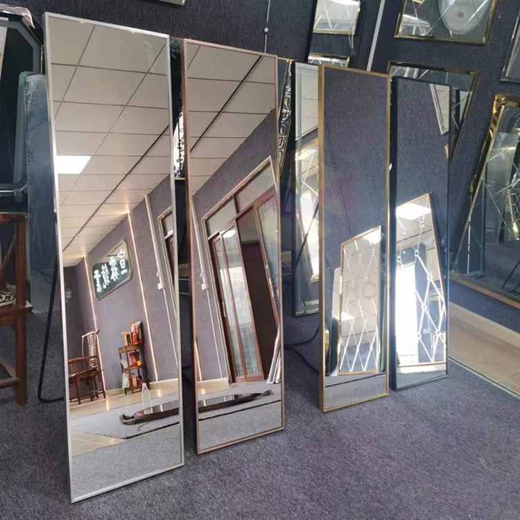 Wholesale Aluminum Alloy Framed Floor Mirror for Home