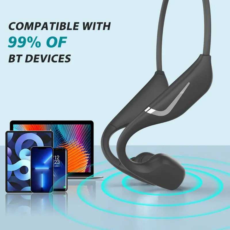 Waterproof Lightweight Bone Conduction Earphones for Sports